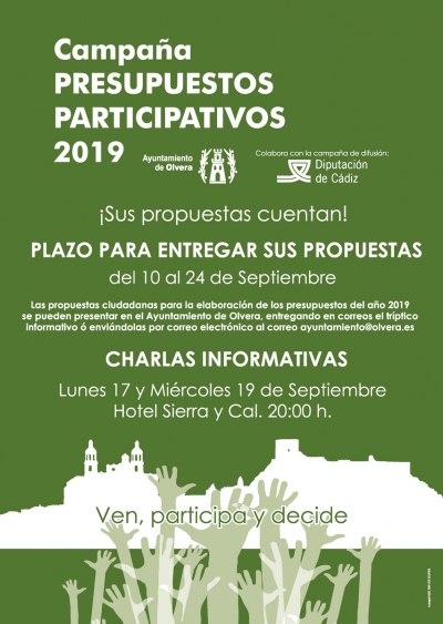 Charla informativa sobre el proceso de Presupuestos Participativos 2019