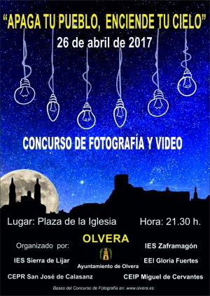 Concurso de fotografía y video: Apaga tu pueblo, enciende tu cielo