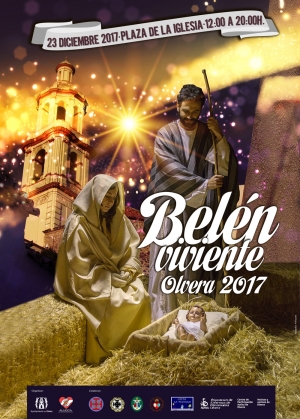 Belén viviente Olvera 2017