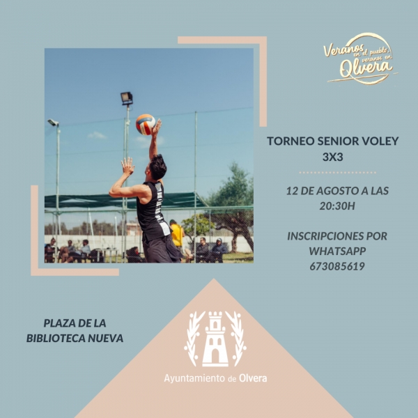 Torneo senior voley 3x3