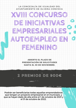 XVIII Concurso de Iniciativas Empresariales Autoempleo en Femenino