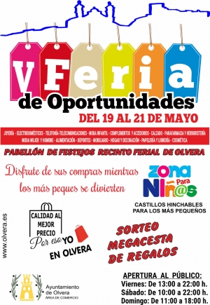 V Feria de las Oportunidades de Olvera, del 19 al 21 de mayo