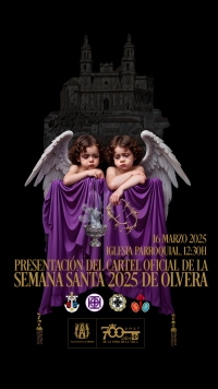 Presentación del cartel oficial de la Semana Santa de Olvera 2025