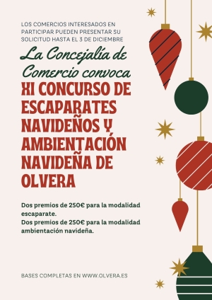 XI Concurso de Escaparates navideños y ambientación navideña