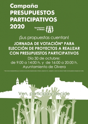 Jornada votación para elegir los proyectos a realizar con presupuestos participativos